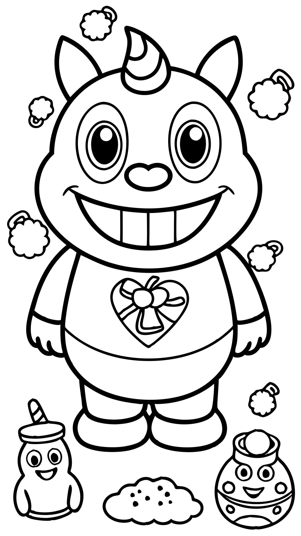 Huggy wuggy para colorear